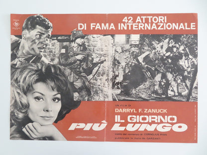 THE LONGEST DAY - F ITALIAN FOTOBUSTA POSTER RICHARD BURTON SEAN CONNERY R1969 - Rendezvous Cinema