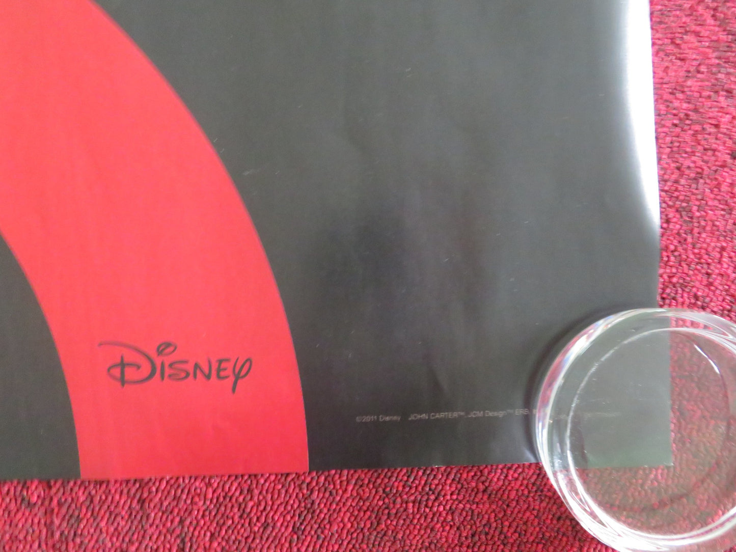 JOHN CARTER - B UK QUAD ROLLED POSTER DISNEY TAYLOR KITSCH LYNN COLLINS 2012