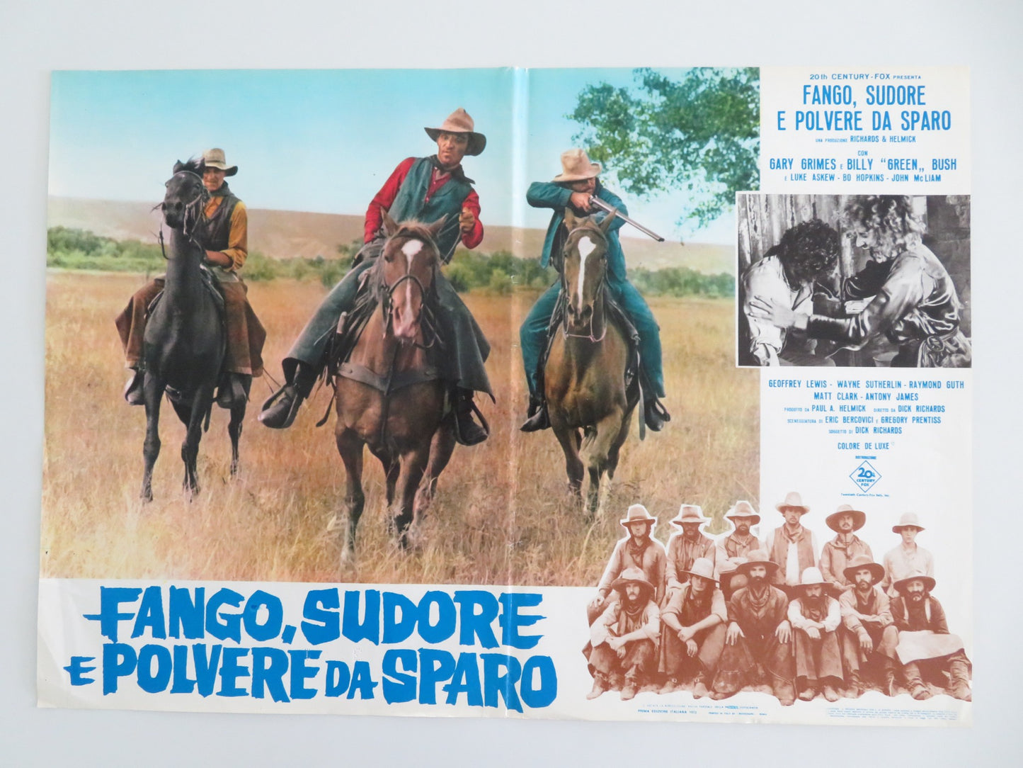 THE CULPEPPER CATTLE CO. ITALIAN FOTOBUSTA POSTER GARY GRIMES GREEN BUSH 1972 - Rendezvous Cinema