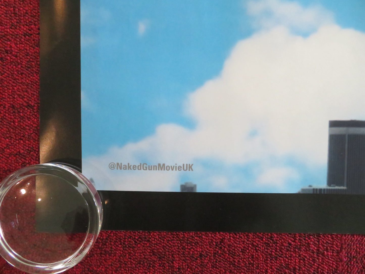 THE NAKED GUN UK QUAD ROLLED POSTER LIAM NEESON PAMELA ANDERSON 2025