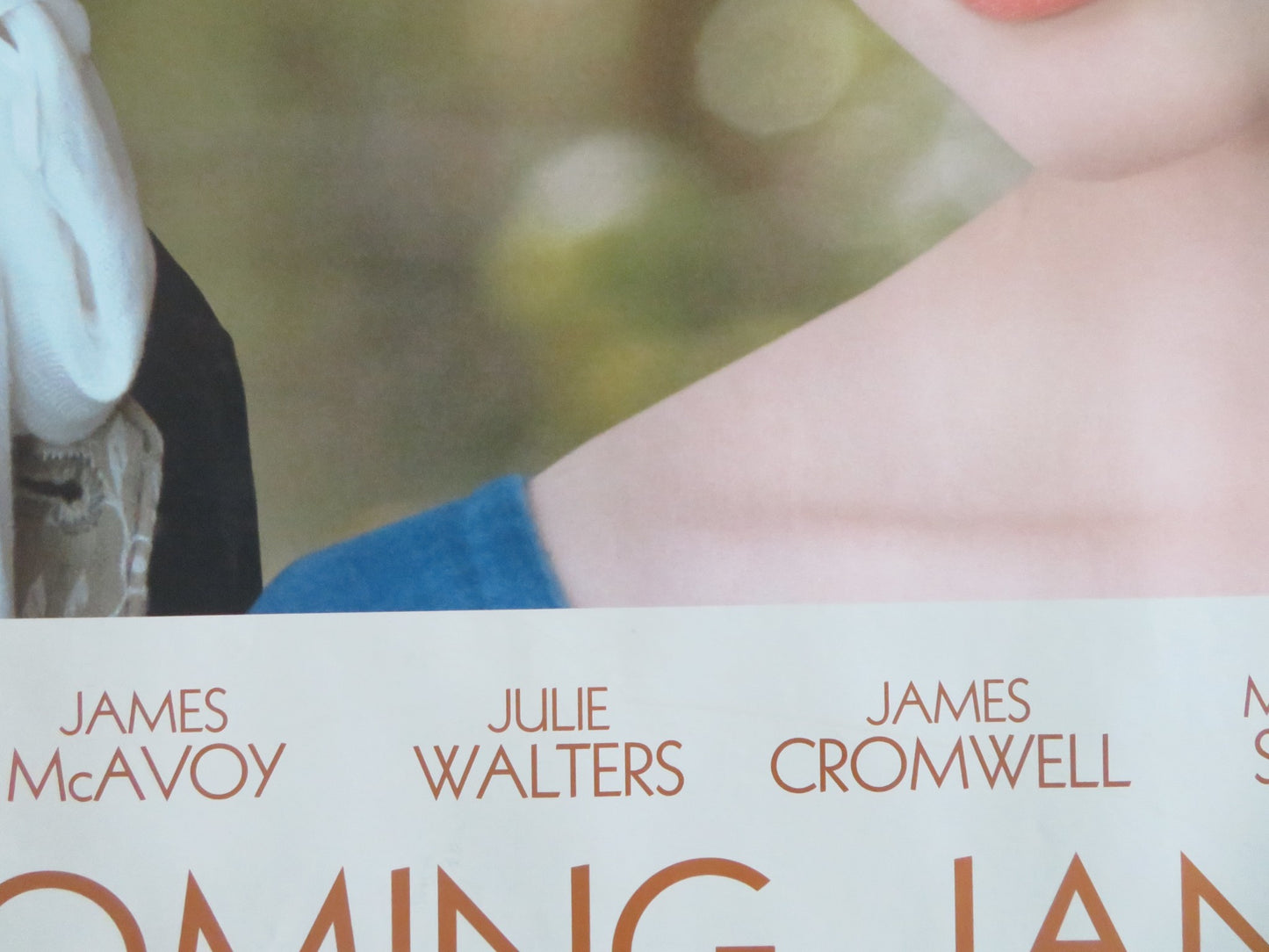 BECOMING JANE UK QUAD ROLLED POSTER ANNE HATHAWAY JAMES MCAVOY 2007