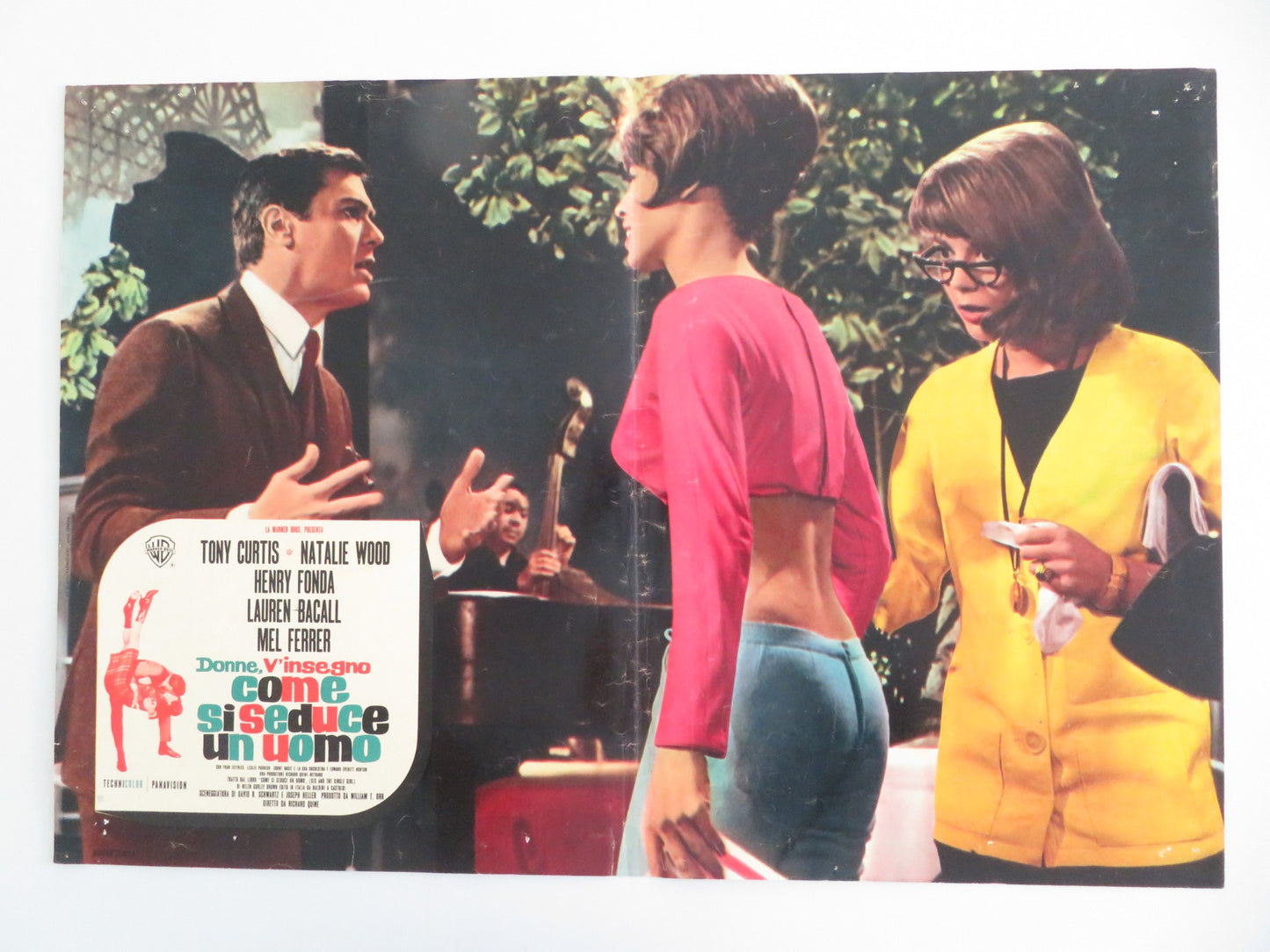 SEX AND THE SINGLE GIRL - E ITALIAN FOTOBUSTA POSTER TONY CURTIS N. WOOD 1964 - Rendezvous Cinema