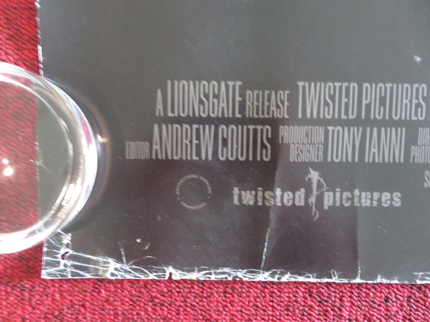 SAW VI UK QUAD ROLLED POSTER COSTAS MANDYLOR MARK ROLSTON 2009