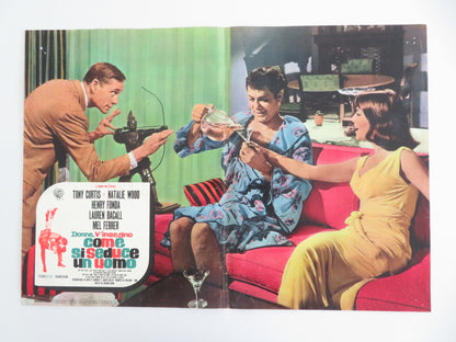 SEX AND THE SINGLE GIRL - I ITALIAN FOTOBUSTA POSTER TONY CURTIS N. WOOD 1964 - Rendezvous Cinema