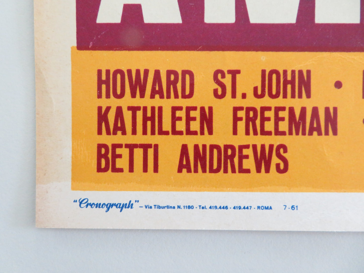 MADISON AVENUE - I ITALIAN FOTOBUSTA POSTER DANA ANDREWS ELEANOR PARKER 1961 - Rendezvous Cinema