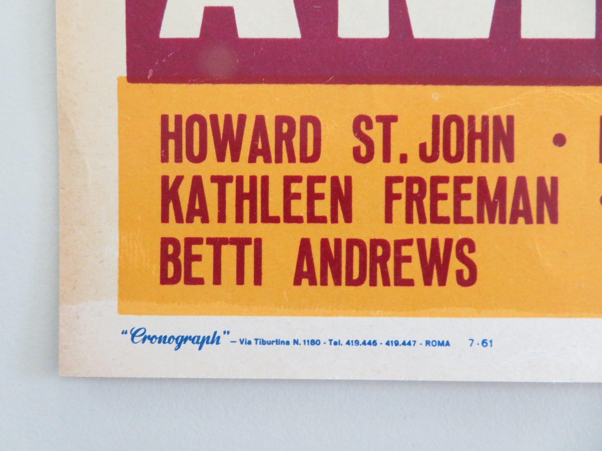 MADISON AVENUE - I ITALIAN FOTOBUSTA POSTER DANA ANDREWS ELEANOR PARKER 1961 - Rendezvous Cinema