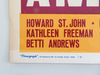 MADISON AVENUE - I ITALIAN FOTOBUSTA POSTER DANA ANDREWS ELEANOR PARKER 1961 - Rendezvous Cinema