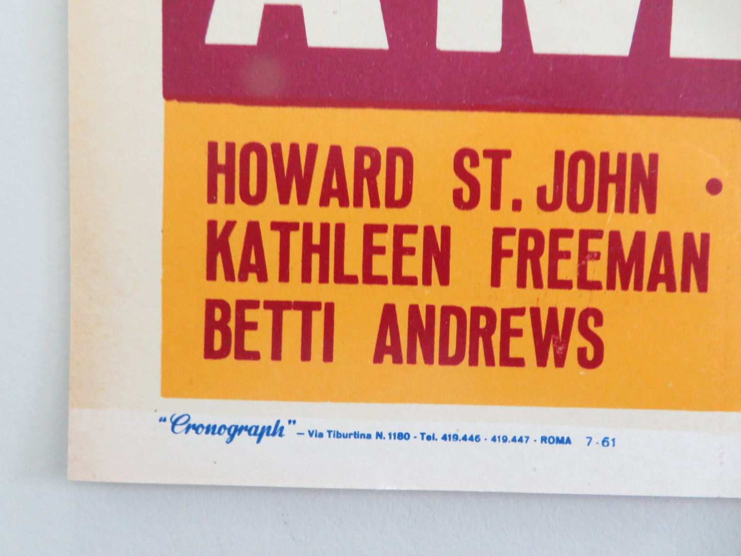 MADISON AVENUE - J ITALIAN FOTOBUSTA POSTER DANA ANDREWS ELEANOR PARKER 1961 - Rendezvous Cinema