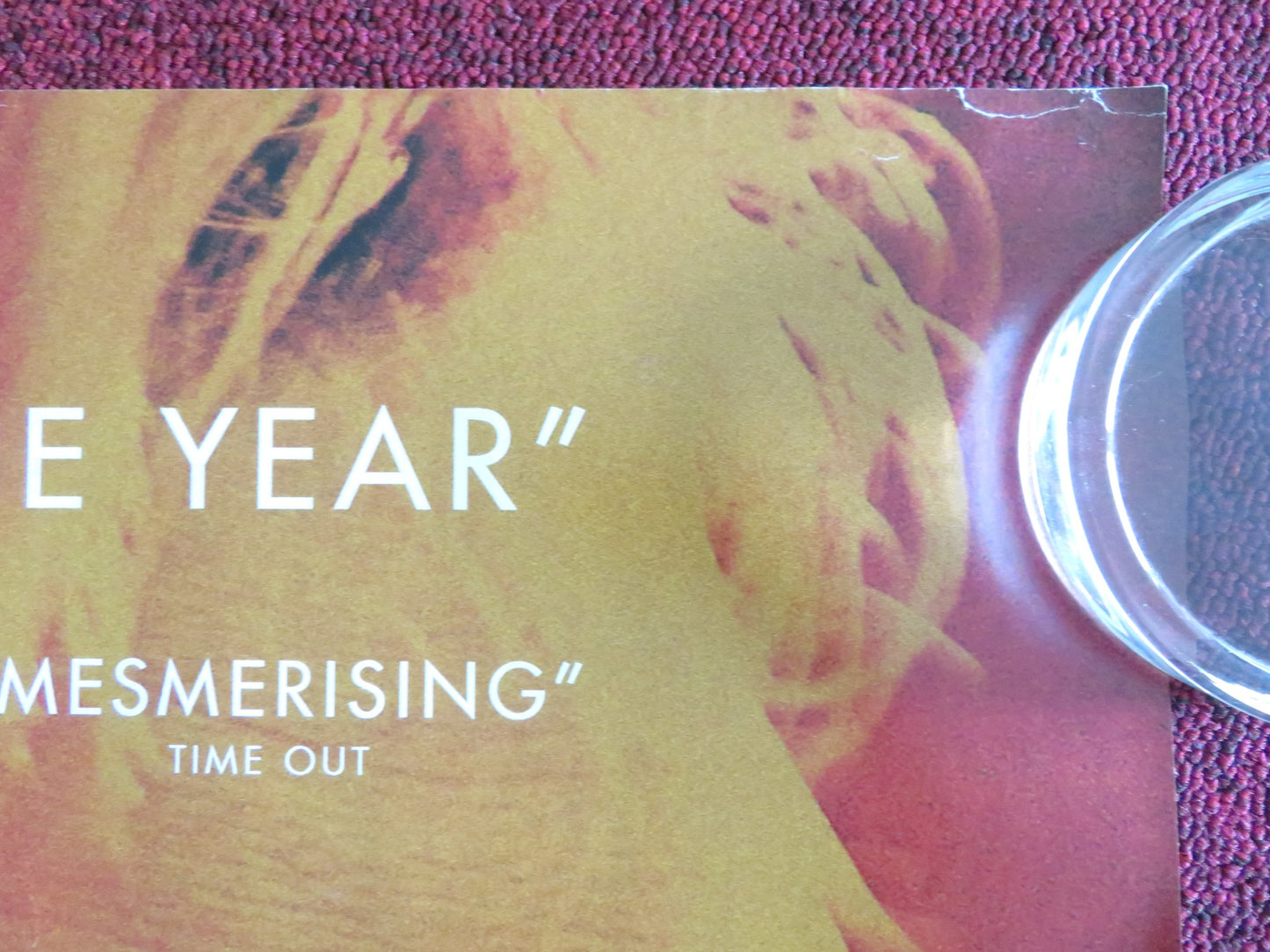 SHAME UK QUAD ROLLED POSTER MICHAEL FASSBENDER CAREY MULLIGAN 2011