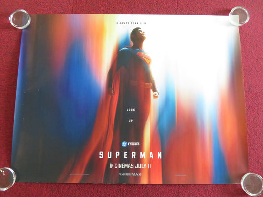 SUPERMAN - B UK QUAD ROLLED POSTER DC DAVID CORENSWET BRADLEY COOPER 2025
