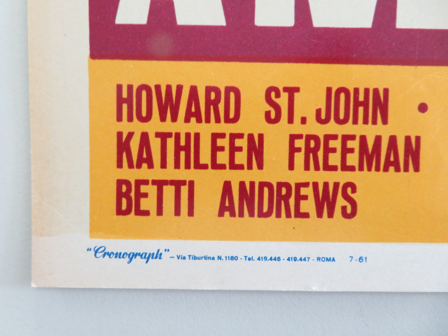 MADISON AVENUE - L ITALIAN FOTOBUSTA POSTER DANA ANDREWS ELEANOR PARKER 1961 - Rendezvous Cinema