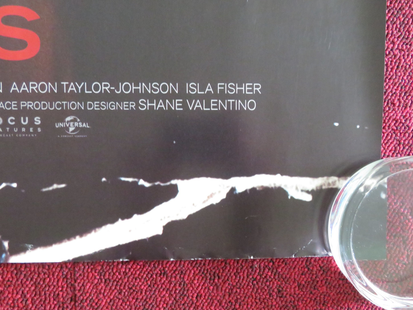 NOCTURNAL ANIMALS UK QUAD ROLLED POSTER AMY ADAMS JAKE GYLLENHAAL 2016