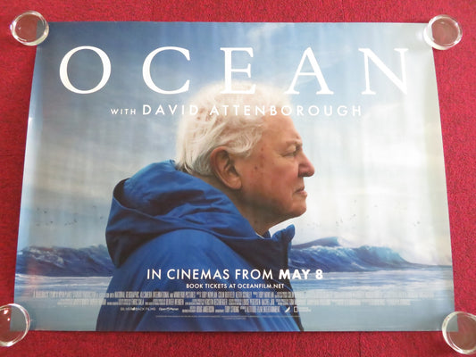 OCEAN WITH DAVID ATTENBOROUGH UK QUAD ROLLED POSTER 2025