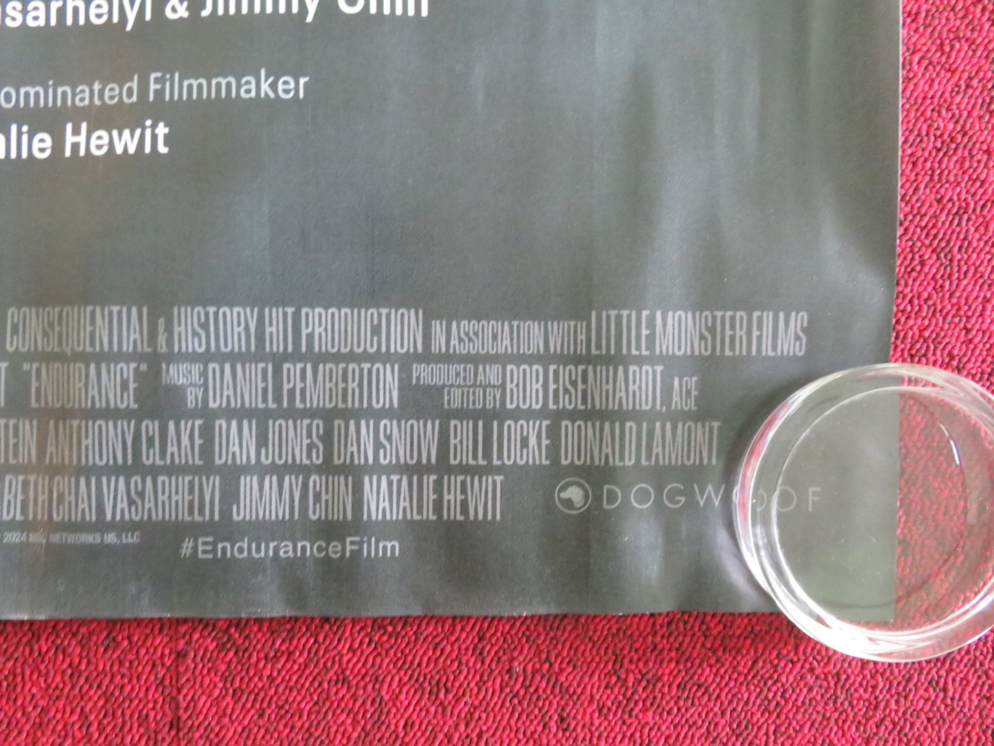 ENDURANCE UK QUAD ROLLED POSTER DAN SNOW N. VINCENT NATIONAL GEOGRAPHIC 2024