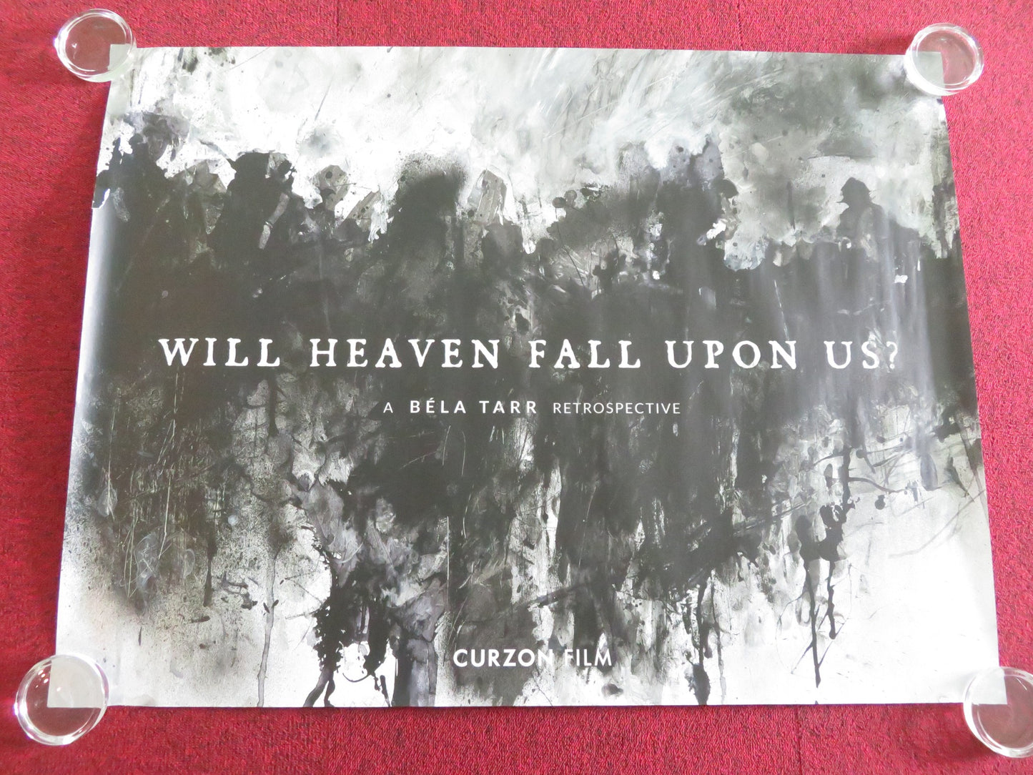 BELA TARR RETROSPECTIVE UK QUAD ROLLED POSTER 2024