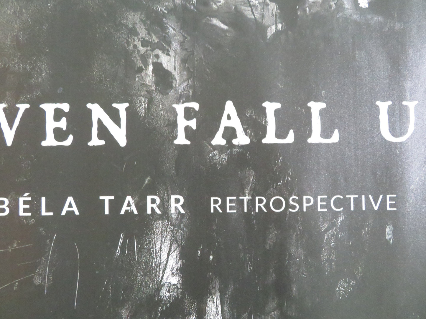 BELA TARR RETROSPECTIVE UK QUAD ROLLED POSTER 2024