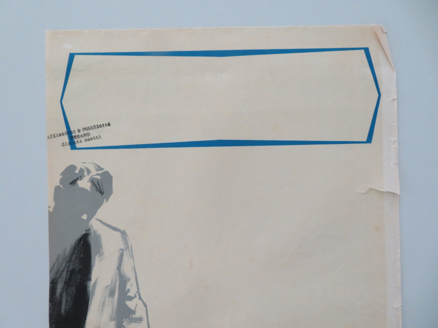 UN UOMO A META' ITALIAN LOCANDINA POSTER JACQUES PERRIN LEA PADOVANI 1966 - Rendezvous Cinema