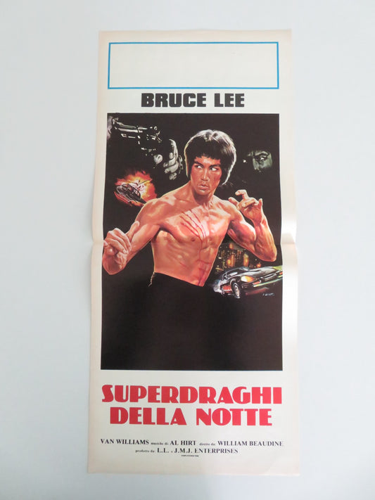 FURY OF THE DRAGON ITALIAN LOCANDINA POSTER VAN WILLIAMS BRUCE LEE 1976