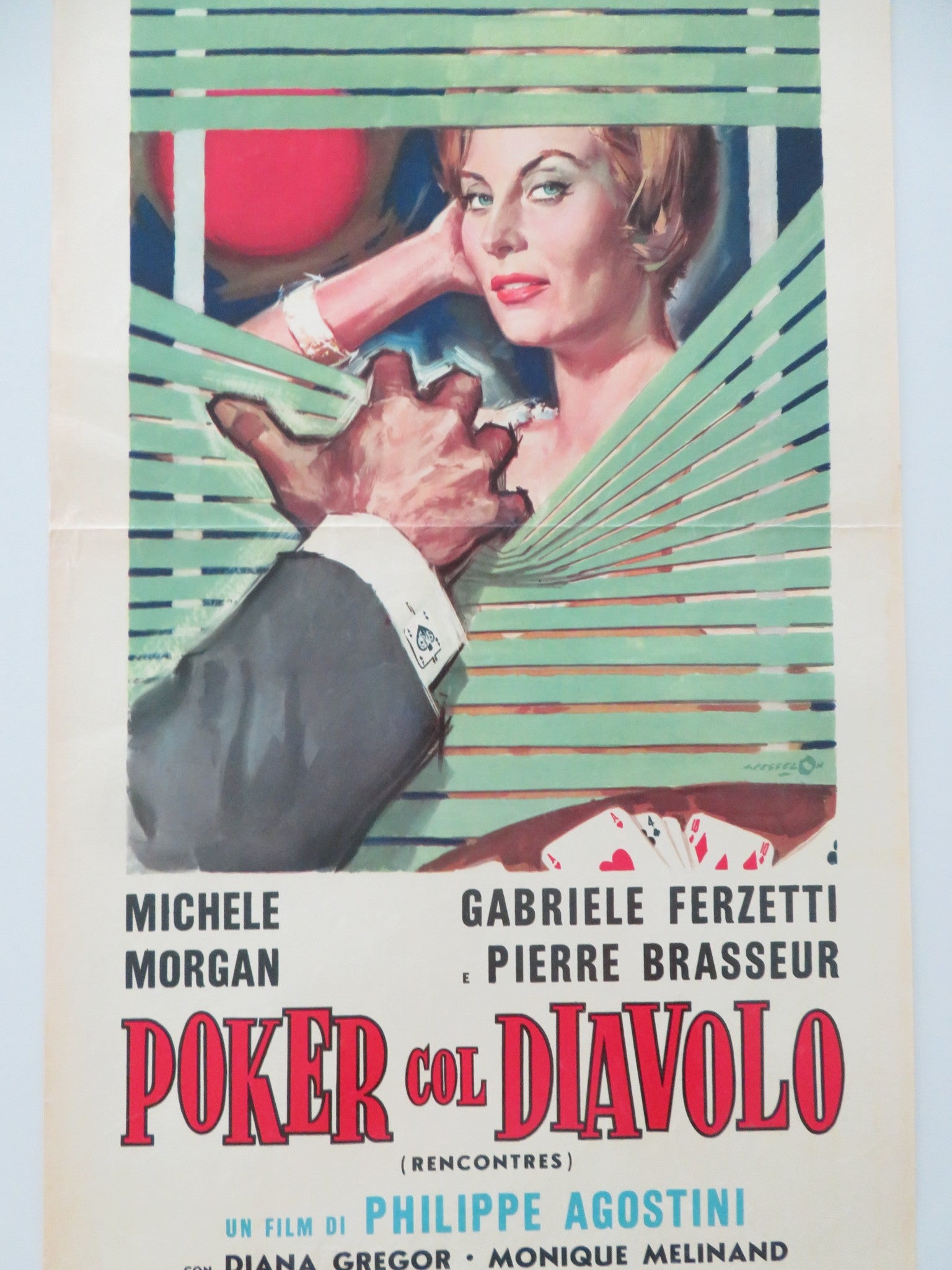 MEETINGS ITALIAN LOCANDINA POSTER MICHELE MORGAN GABRIELE FERZETTI 1962 - Rendezvous Cinema