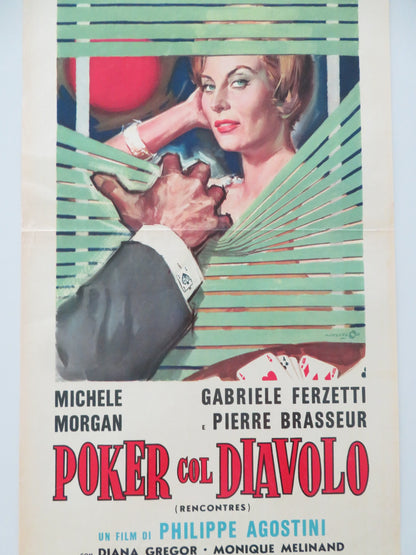 MEETINGS ITALIAN LOCANDINA POSTER MICHELE MORGAN GABRIELE FERZETTI 1962 - Rendezvous Cinema