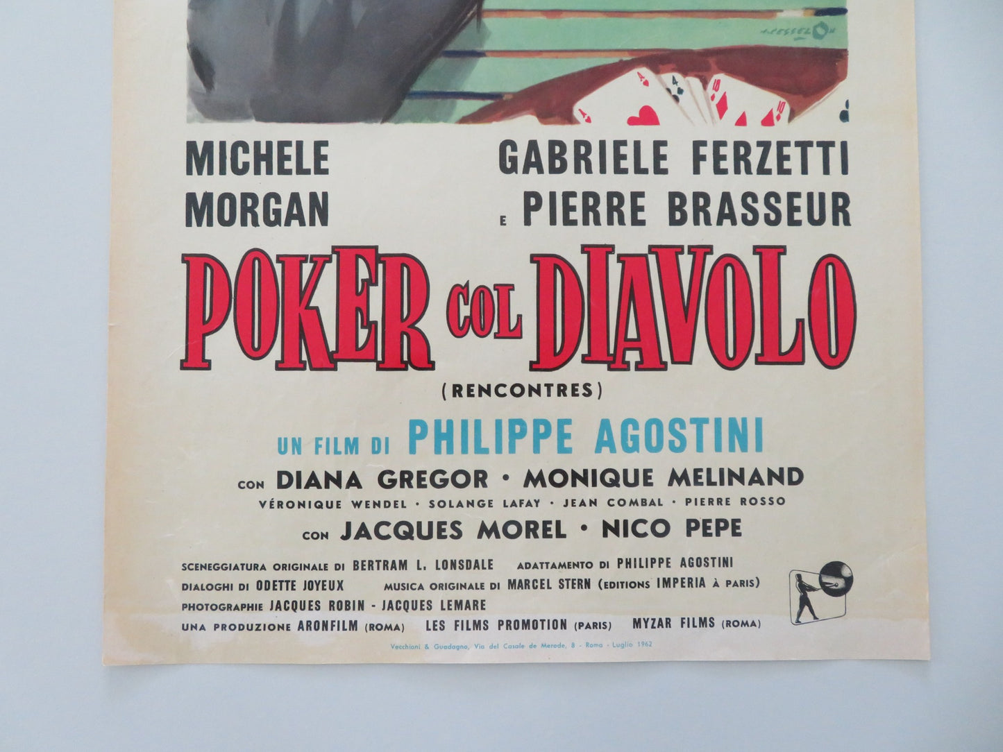 MEETINGS ITALIAN LOCANDINA POSTER MICHELE MORGAN GABRIELE FERZETTI 1962 - Rendezvous Cinema