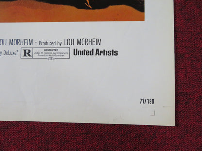 THE HUNTING PARTY FOLDED US ONE SHEET POSTER OLIVER REED CANDICE BERGEN 1971 - Rendezvous Cinema