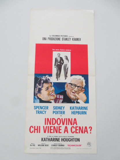 GUESS WHO'S COMING TO DINNER ITALIAN LOCANDINA POSTER SPENCER TRACY 1968 - Rendezvous Cinema