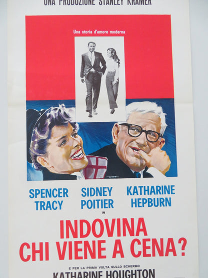 GUESS WHO'S COMING TO DINNER ITALIAN LOCANDINA POSTER SPENCER TRACY 1968 - Rendezvous Cinema