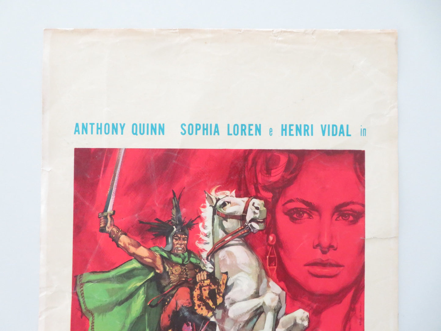 ATTILA ITALIAN LOCANDINA POSTER ANTHONY QUINN SOPHIA LOREN R1964 - Rendezvous Cinema