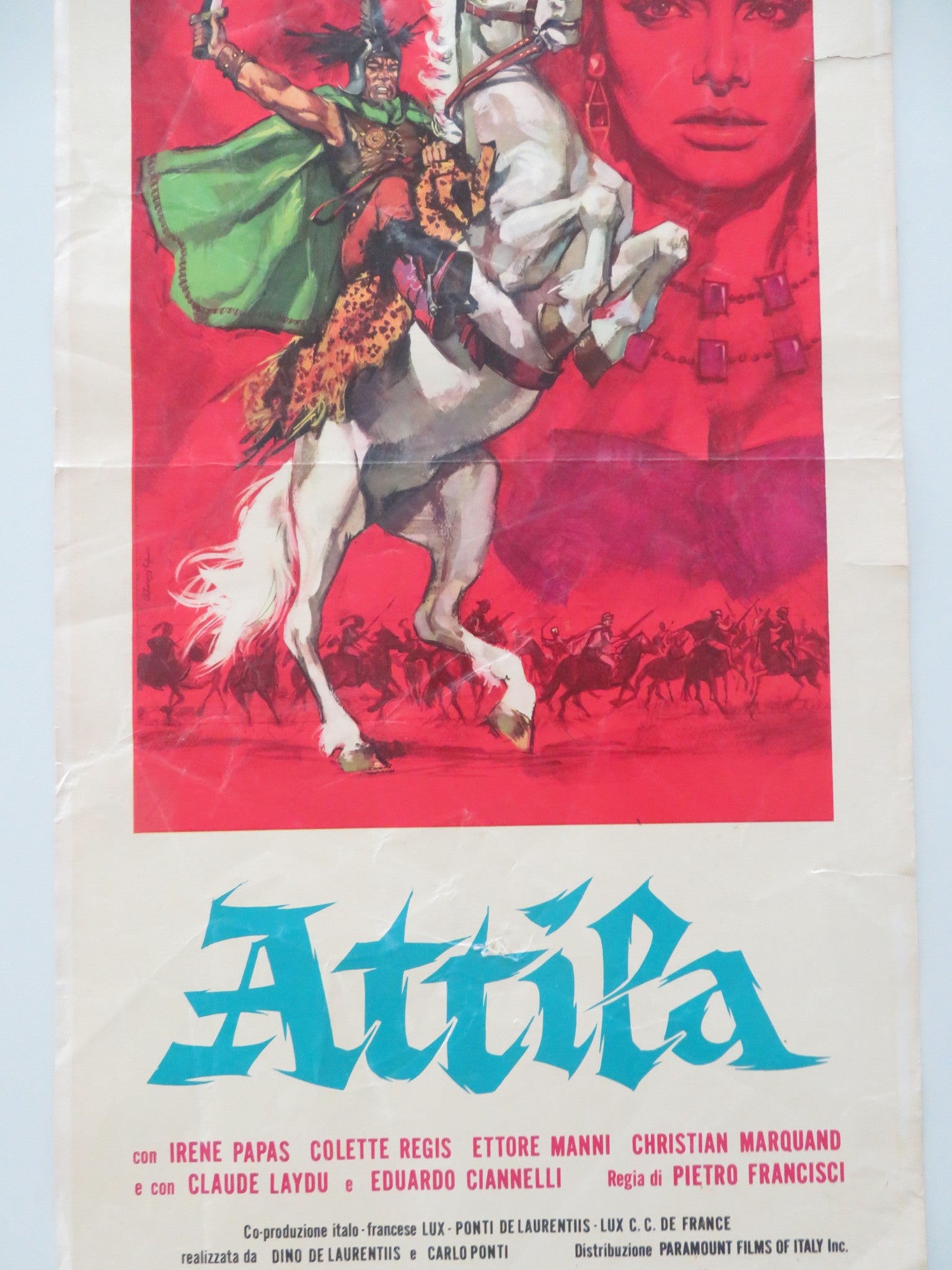 ATTILA ITALIAN LOCANDINA POSTER ANTHONY QUINN SOPHIA LOREN R1964 - Rendezvous Cinema