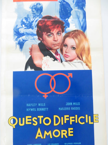 THE FAMILY WAY ITALIAN LOCANDINA POSTER JOHN MILLS HAYLEY MILLS H. BENNETT 1967 - Rendezvous Cinema