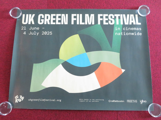 UK GREEN FILM FESTIVAL UK QUAD ROLLED POSTER 2025