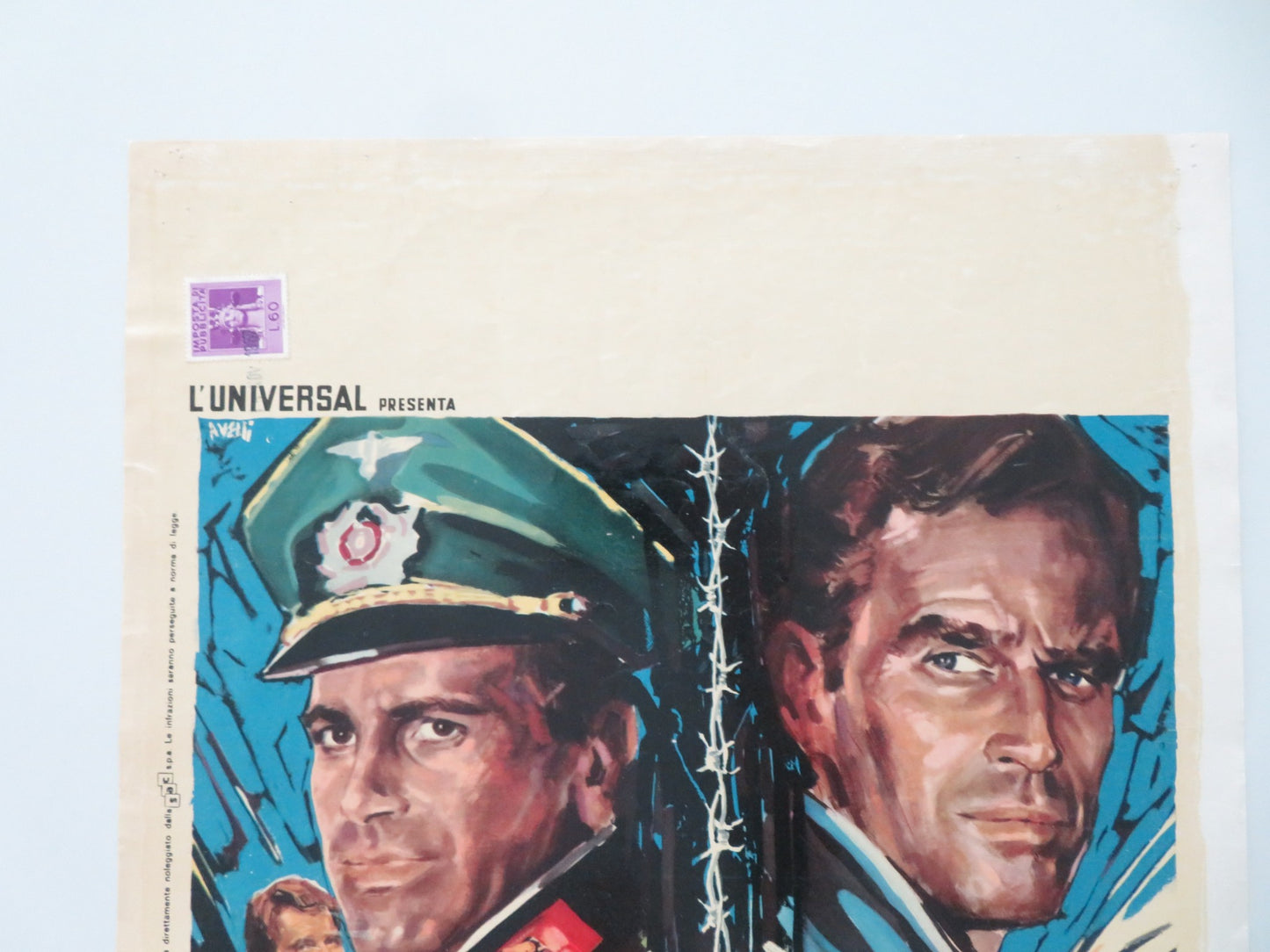 COUNTERPOINT ITALIAN LOCANDINA POSTER CHARLTON HESTON MAXIMILIAN SCHELL 1967 - Rendezvous Cinema