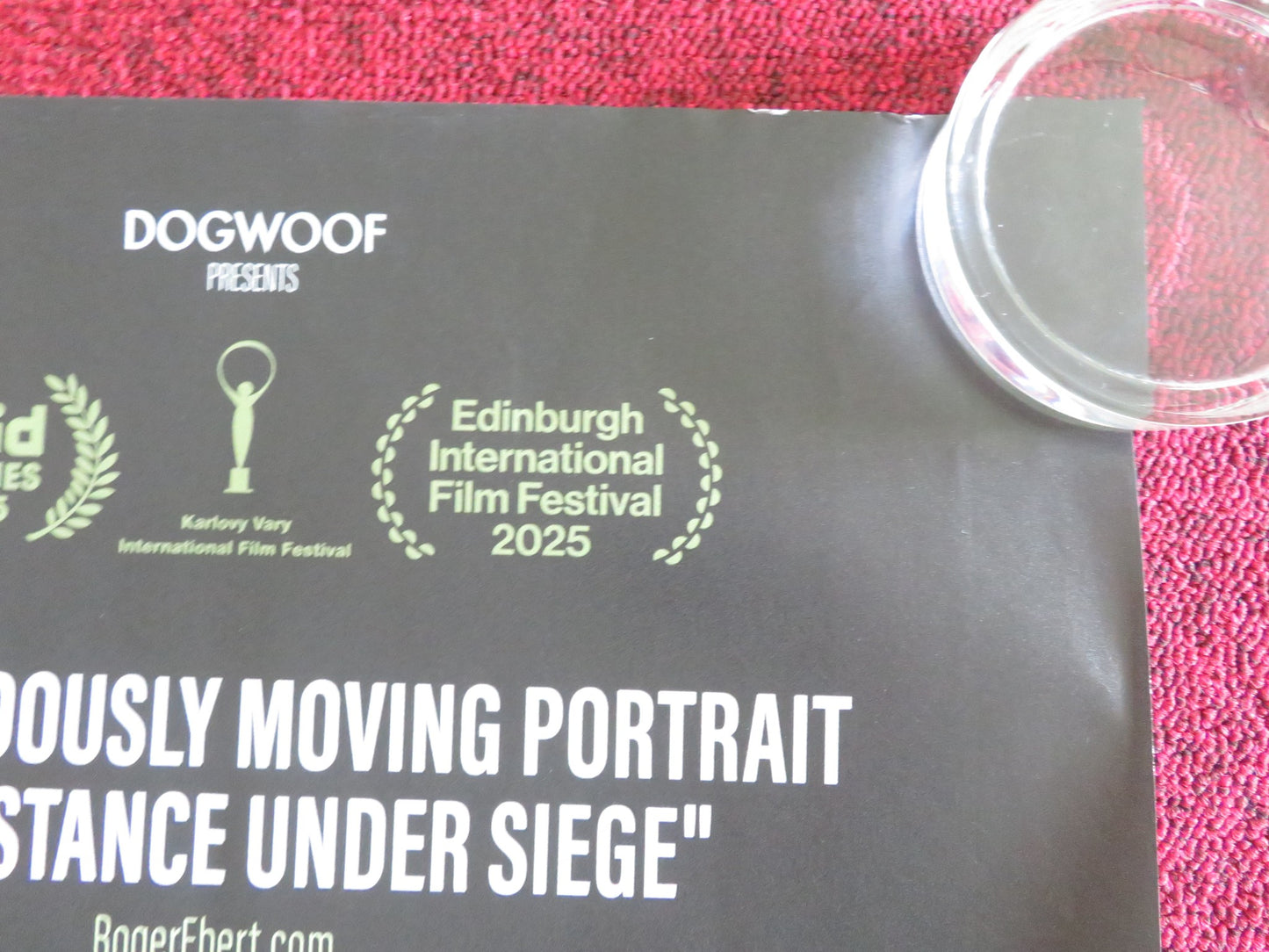 PUT YOUR SOUL ON YOUR HAND AND WALK UK QUAD ROLLED POSTER SEPIDEH FARSI 2025