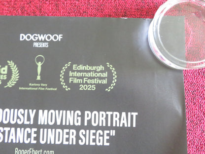 PUT YOUR SOUL ON YOUR HAND AND WALK UK QUAD ROLLED POSTER SEPIDEH FARSI 2025