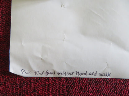 PUT YOUR SOUL ON YOUR HAND AND WALK UK QUAD ROLLED POSTER SEPIDEH FARSI 2025