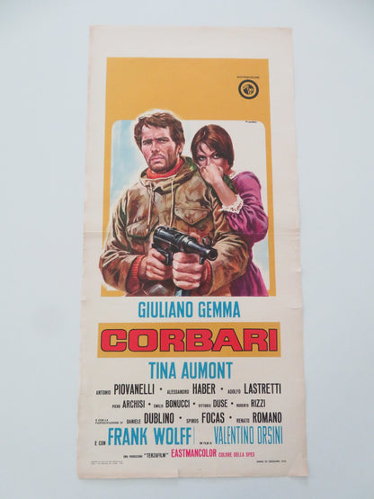 CORBARI ITALIAN LOCANDINA POSTER GIULIANO GEMMA TINA AUMONT 1970 - Rendezvous Cinema