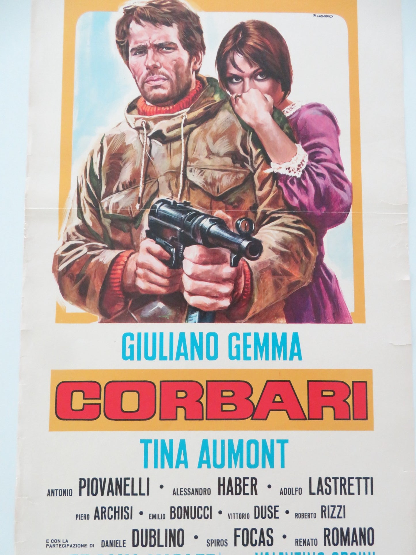 CORBARI ITALIAN LOCANDINA POSTER GIULIANO GEMMA TINA AUMONT 1970 - Rendezvous Cinema