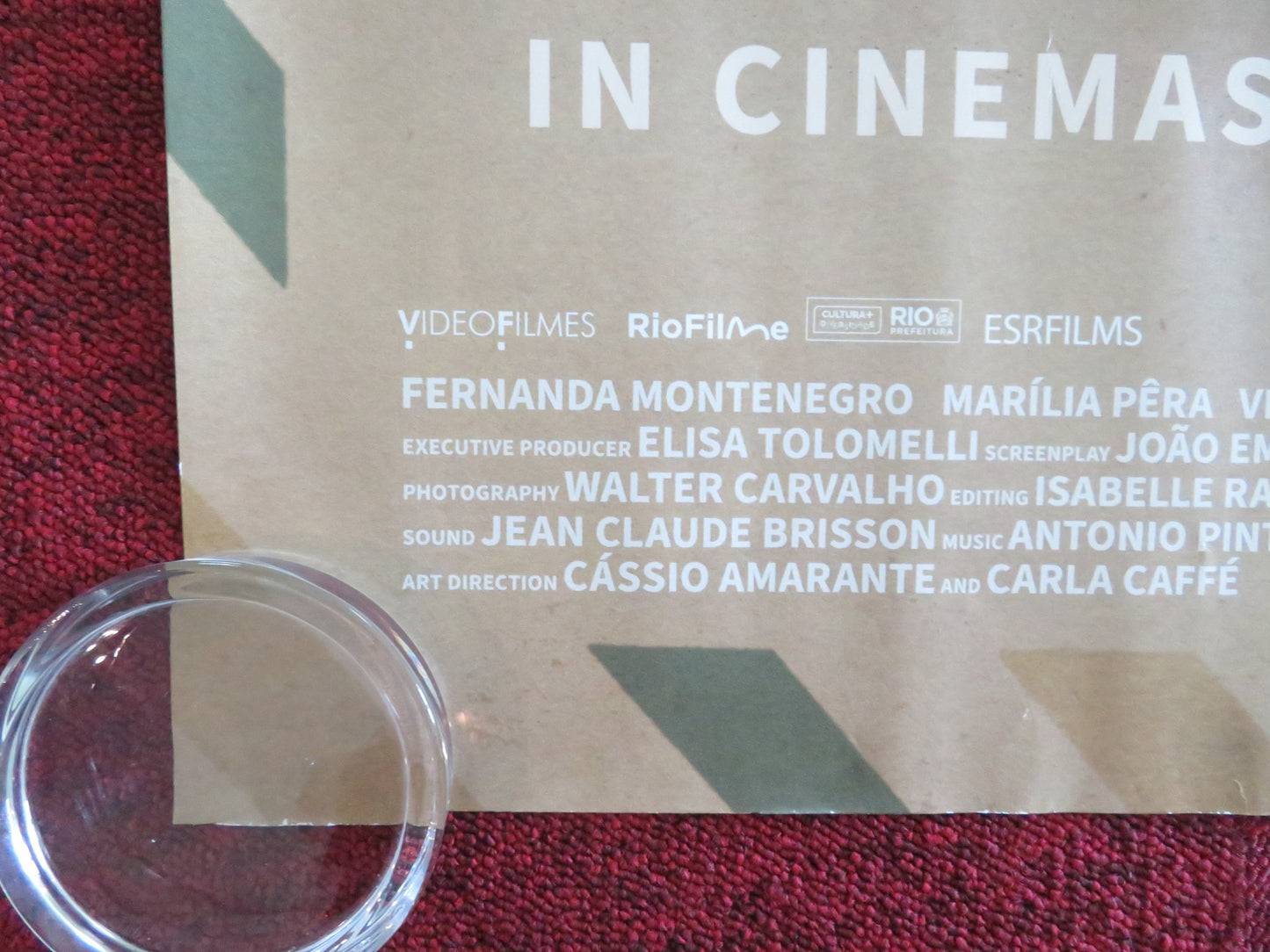 CENTRAL STATION UK QUAD ROLLED POSTER FERNANDA MONTENEGRO MARILIA PERA