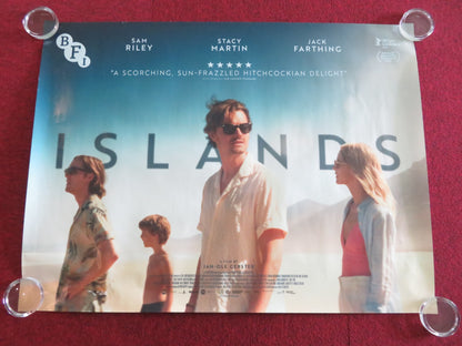 ISLANDS UK QUAD ROLLED POSTER SAM RILEY STACY MARTIN 2025