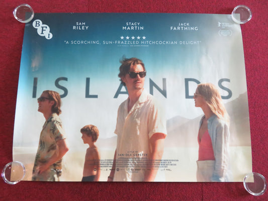 ISLANDS UK QUAD ROLLED POSTER SAM RILEY STACY MARTIN 2025