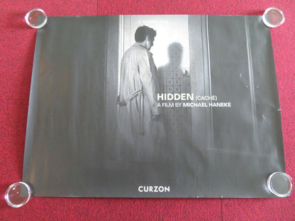 HIDDEN / CACHE UK QUAD ROLLED POSTER DANIEL AUTEUIL JULIETTE BINOCHE