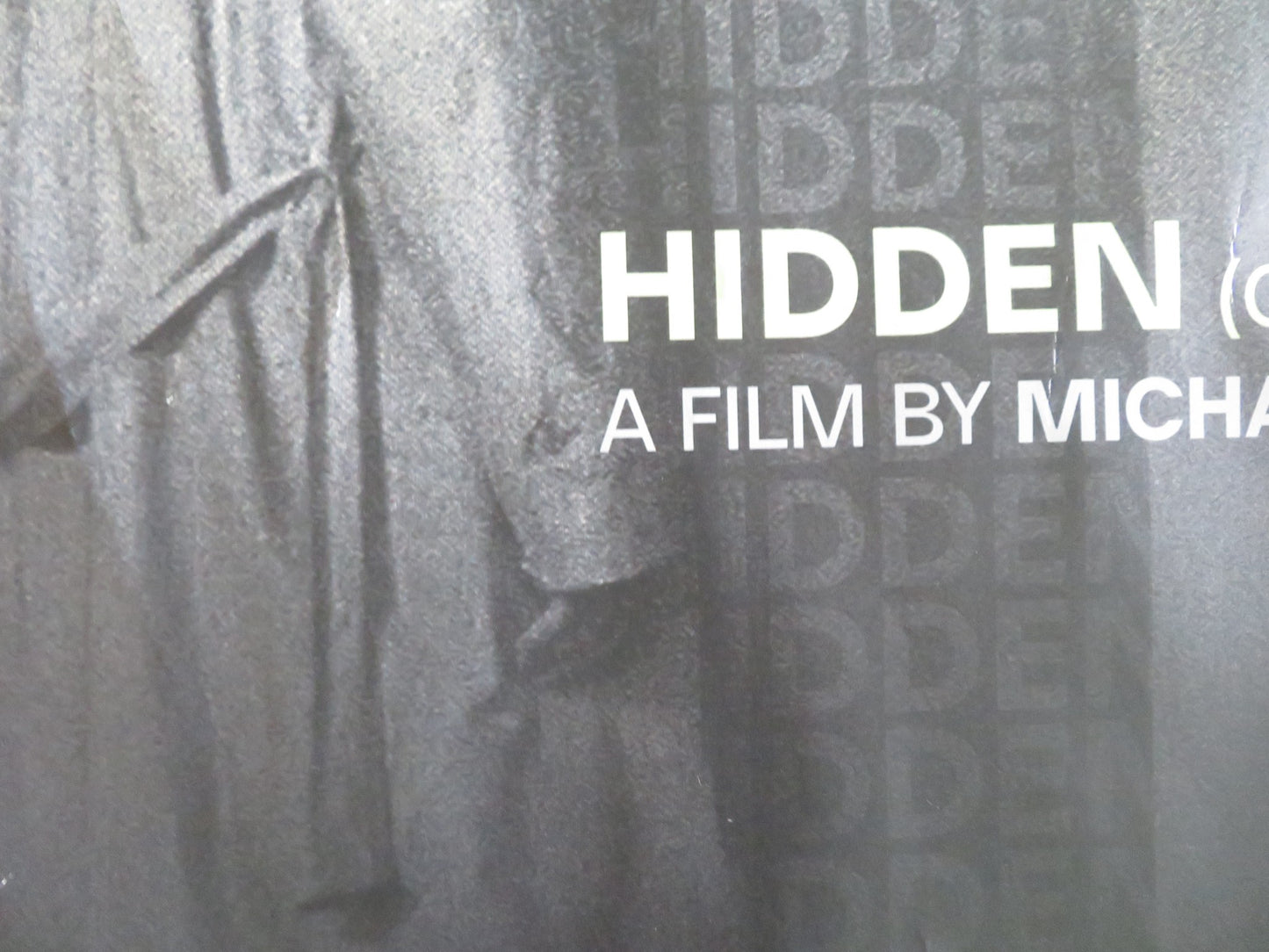 HIDDEN / CACHE UK QUAD ROLLED POSTER DANIEL AUTEUIL JULIETTE BINOCHE