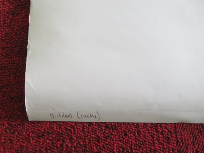 HIDDEN / CACHE UK QUAD ROLLED POSTER DANIEL AUTEUIL JULIETTE BINOCHE