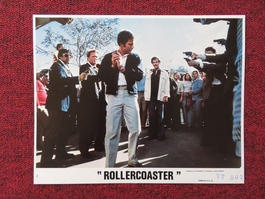 ROLLERCOASTER - 3 LOBBY CARD GEORGE SEGAL RICHARD WIDMARK 1977 - Rendezvous Cinema