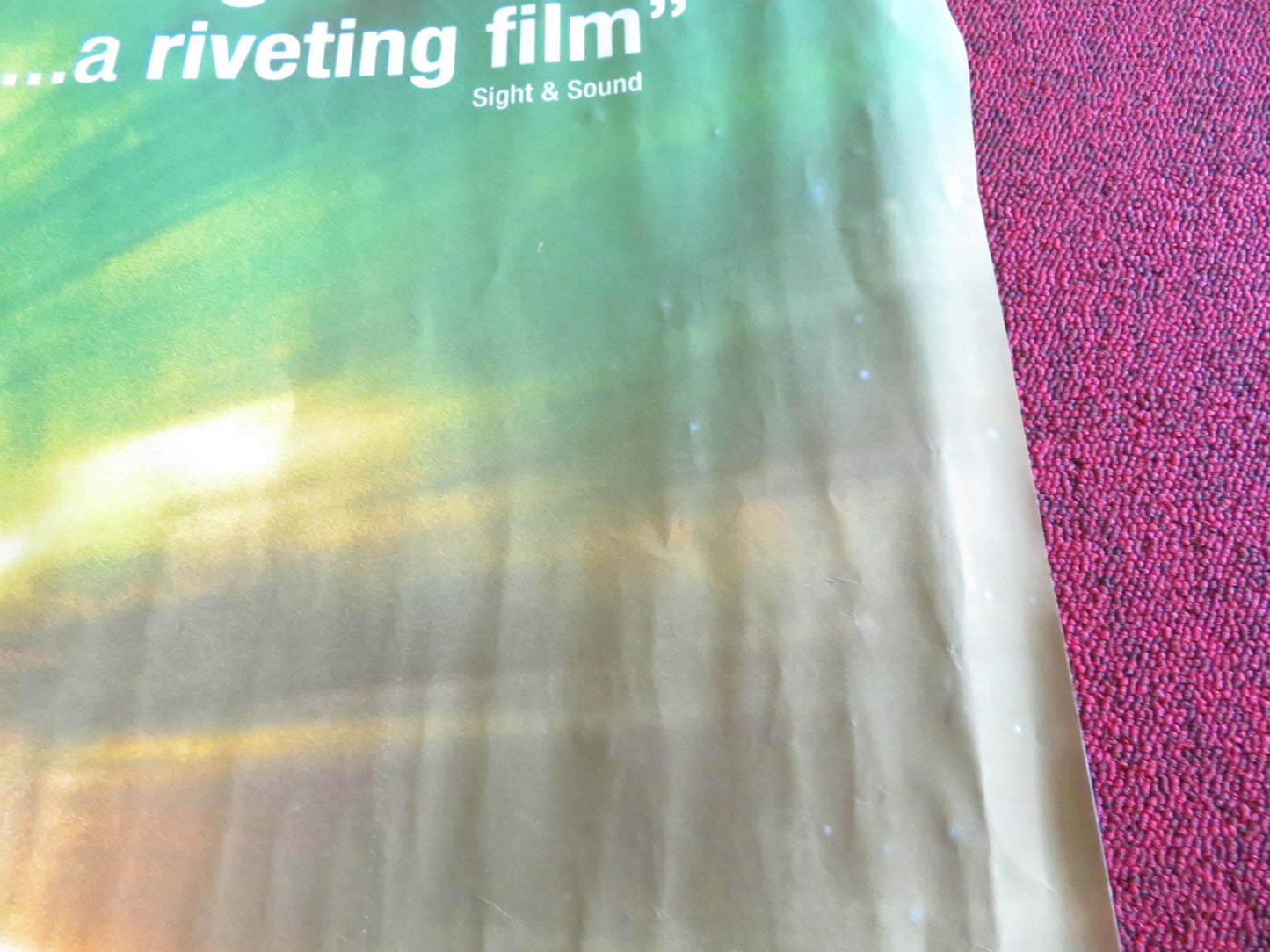 THE GIRL ON THE TRAIN UK QUAD ROLLED POSTER EMILIE DEQUENNE MICHEL BLANC 2009