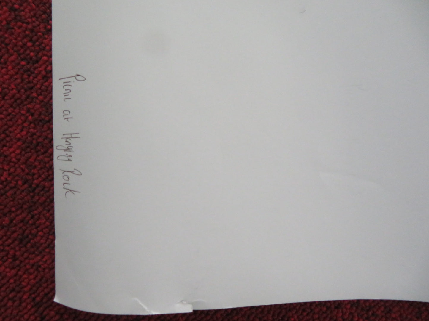 PICNIC AT HANGING ROCK - BFI UK QUAD ROLLED POSTER RACHEL ROBERTS V. GRAY 2025 - Rendezvous Cinema