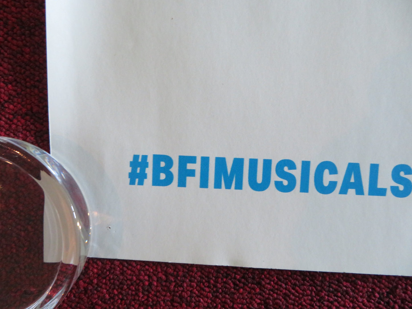 MUSICALS ON TOUR UK QUAD ROLLED POSTER CALAMITY JANE CABARET 2019