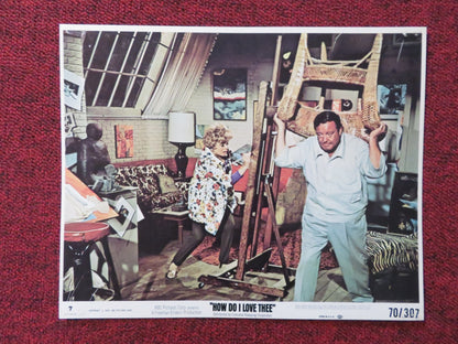 HOW DO I LOVE THEE - 7 LOBBY CARD JACKIE GLEASON MAUREEN O'HARA 1970 - Rendezvous Cinema