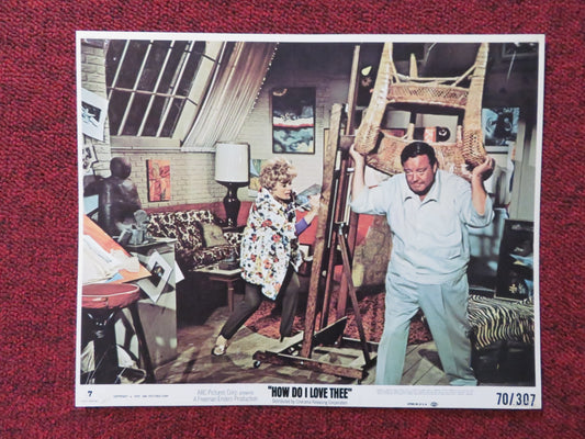 HOW DO I LOVE THEE - 7 LOBBY CARD JACKIE GLEASON MAUREEN O'HARA 1970 - Rendezvous Cinema